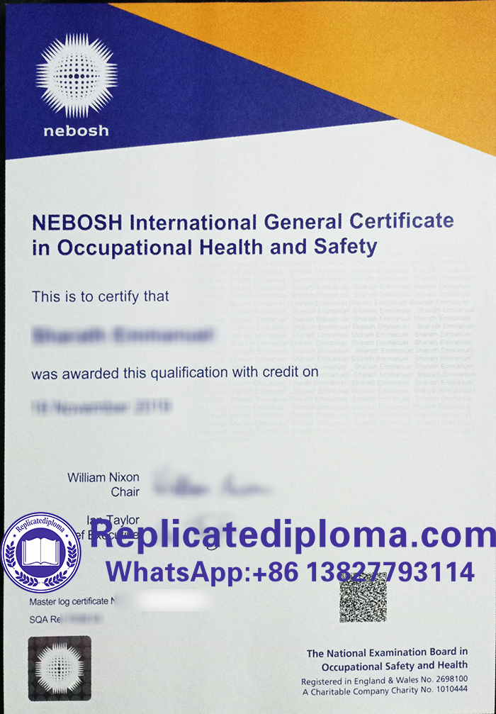 How much to buy NEBOSH International General Certificate in ...