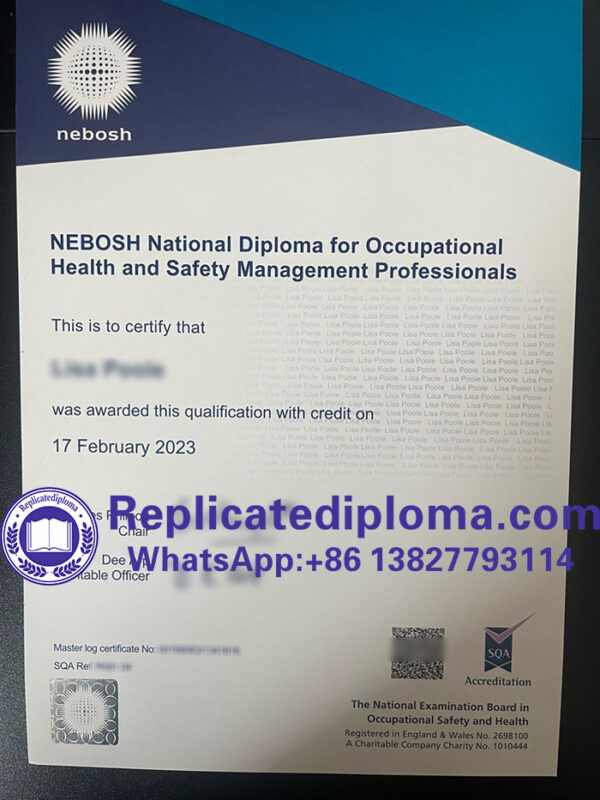 2023 Latest Version NEBOSH National Diploma For Occupational Health And ...