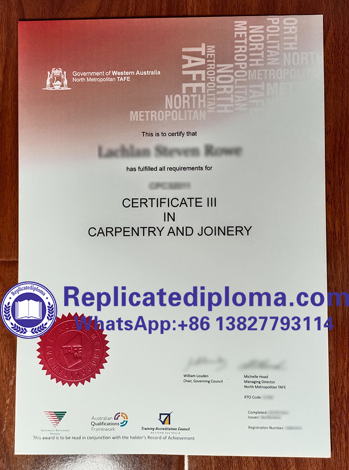 TAFE certificate in Carpentry and Joinery