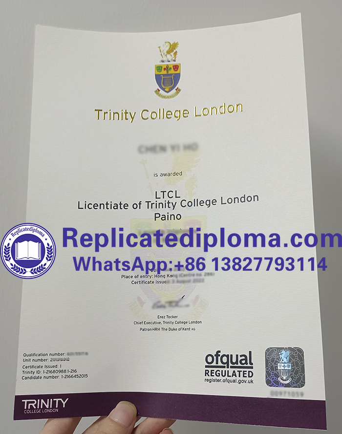 Trinity College London diploma