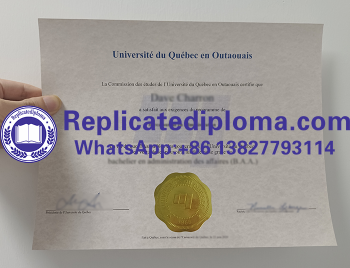 Université du Québec en Outaouais diploma