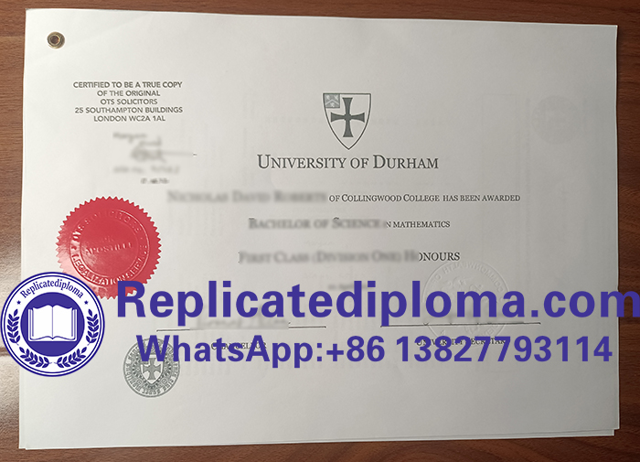 University of Durham diploma