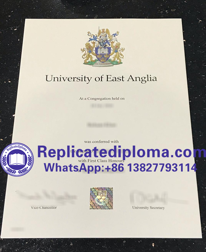 University of East Anglia diploma