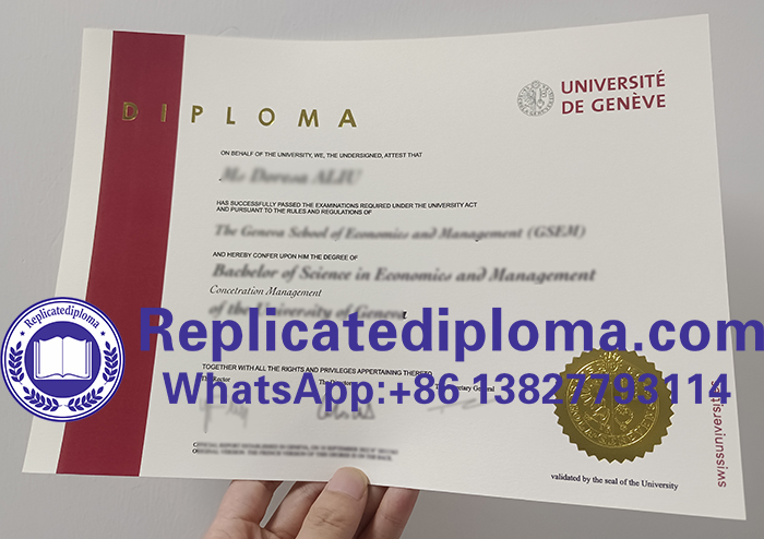 University of Geneva diploma