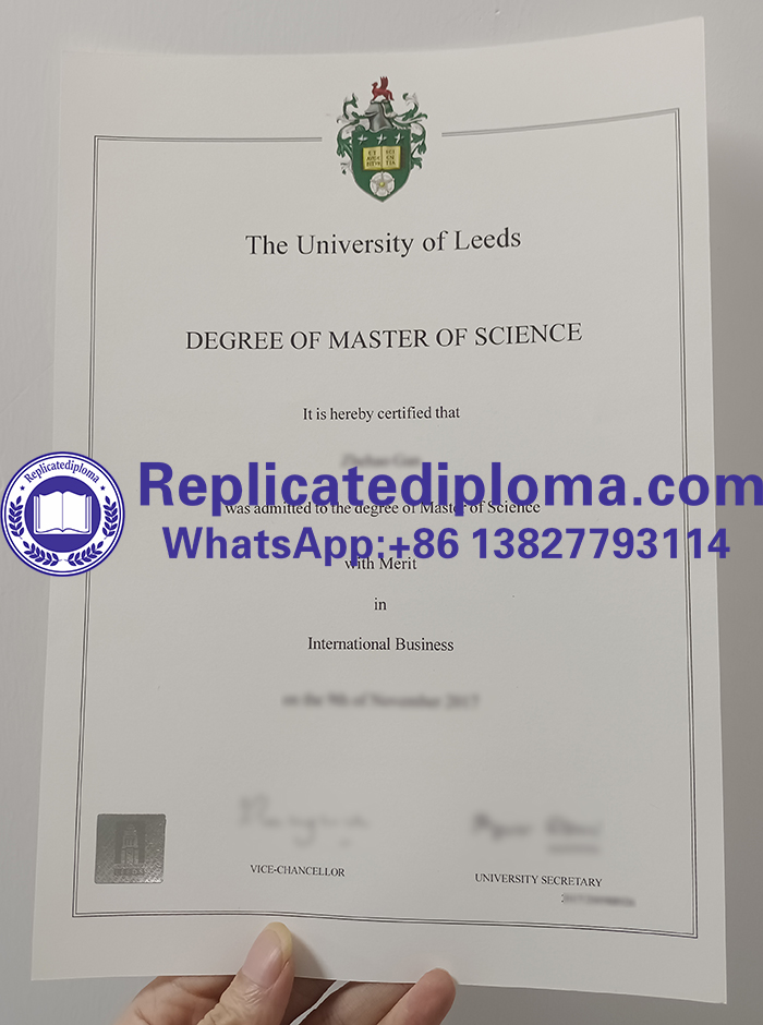 University of Leeds diploma