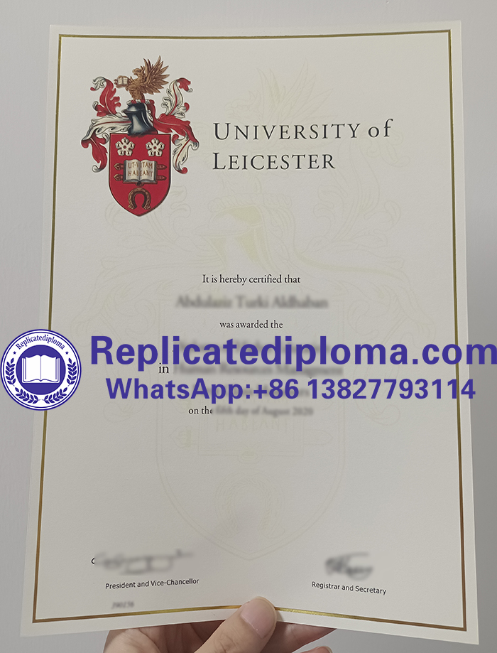 University of Leicester diploma