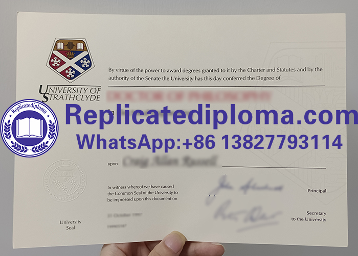 University of Strathclyde diploma