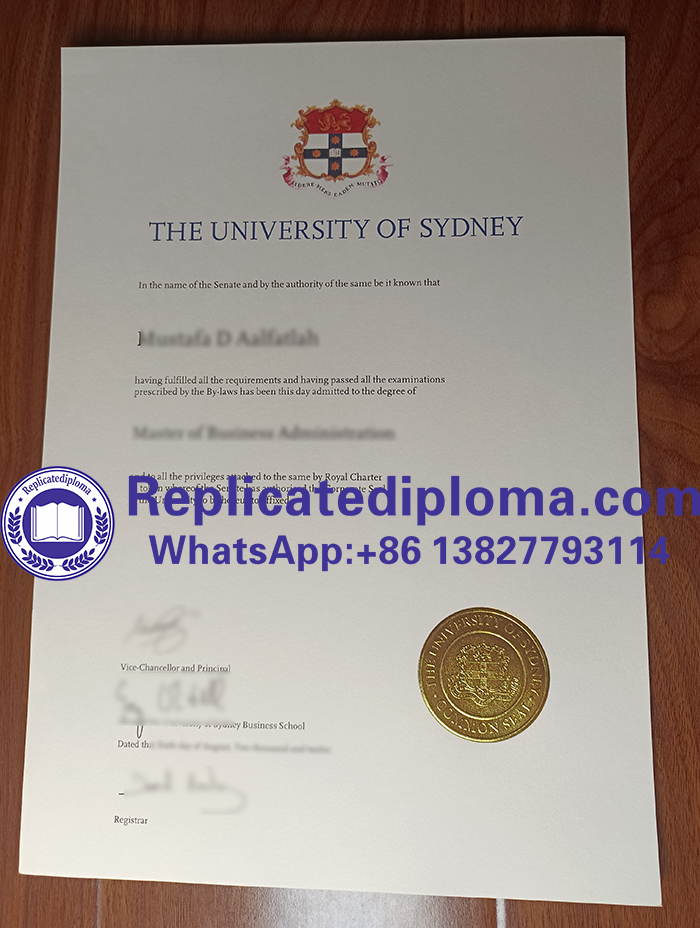 University of Sydney diploma