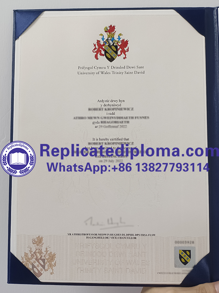 University of Wales Trinity Saint David diploma