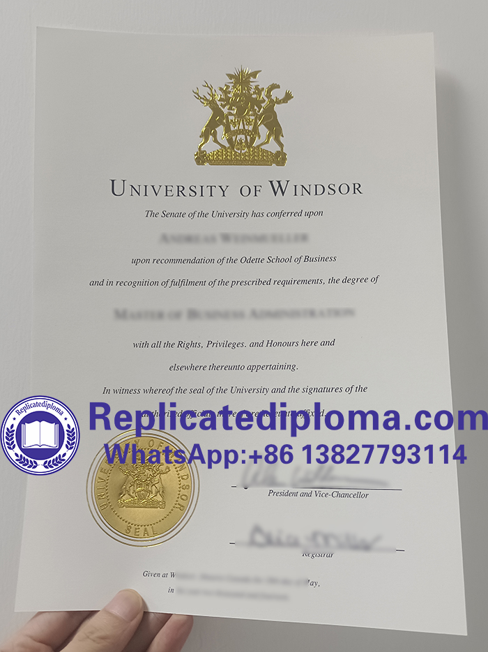 University of Windsor diploma