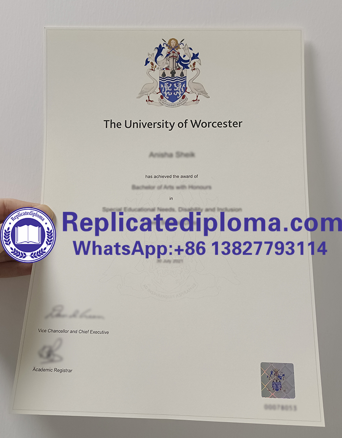 University of Worcester diploma