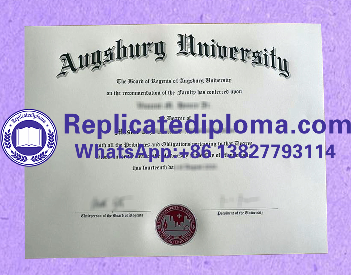 Augsburg University diploma