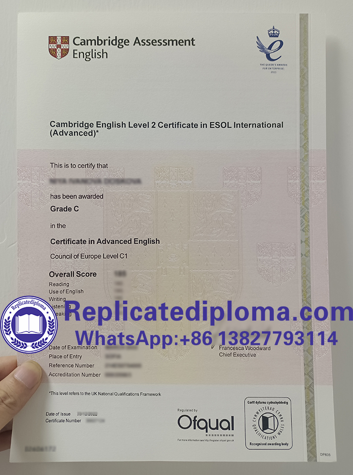 Cambridge C1 Advanced Certificate