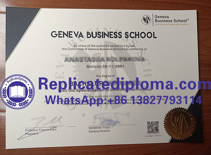 Geneva Business School diploma