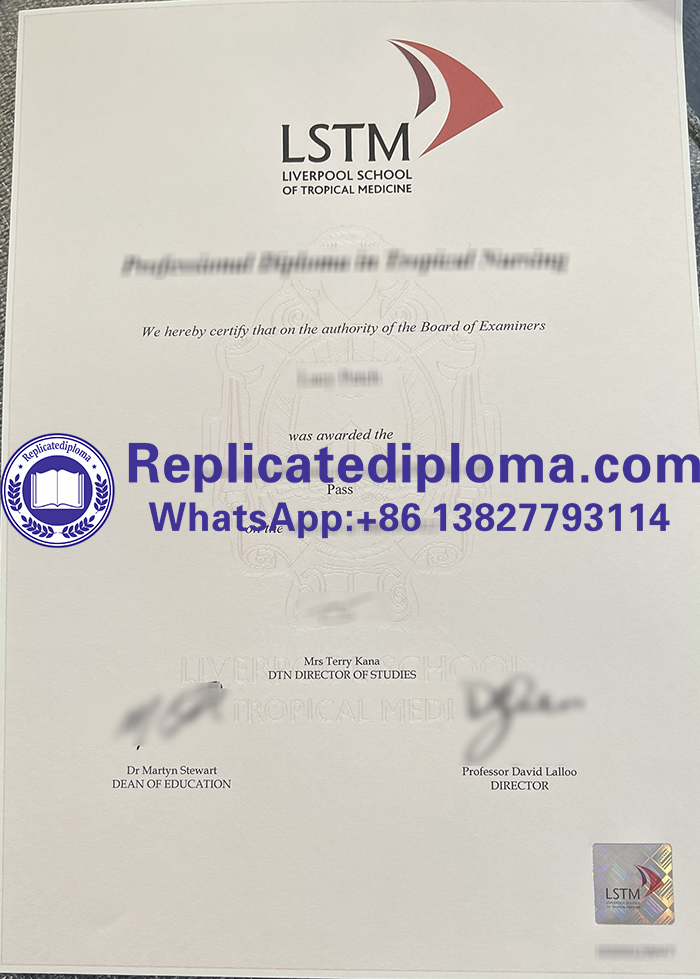 Liverpool School of Tropical Medicine diploma