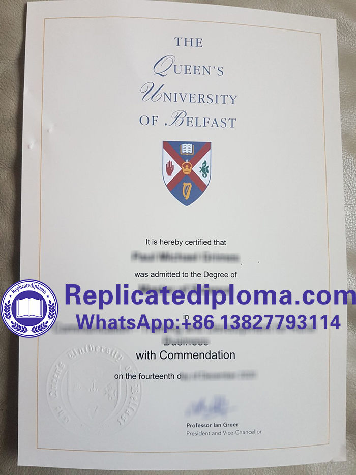 Queen's University Belfast diploma