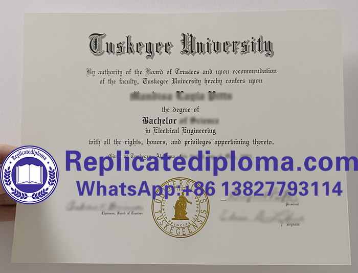 Tuskegee University diploma