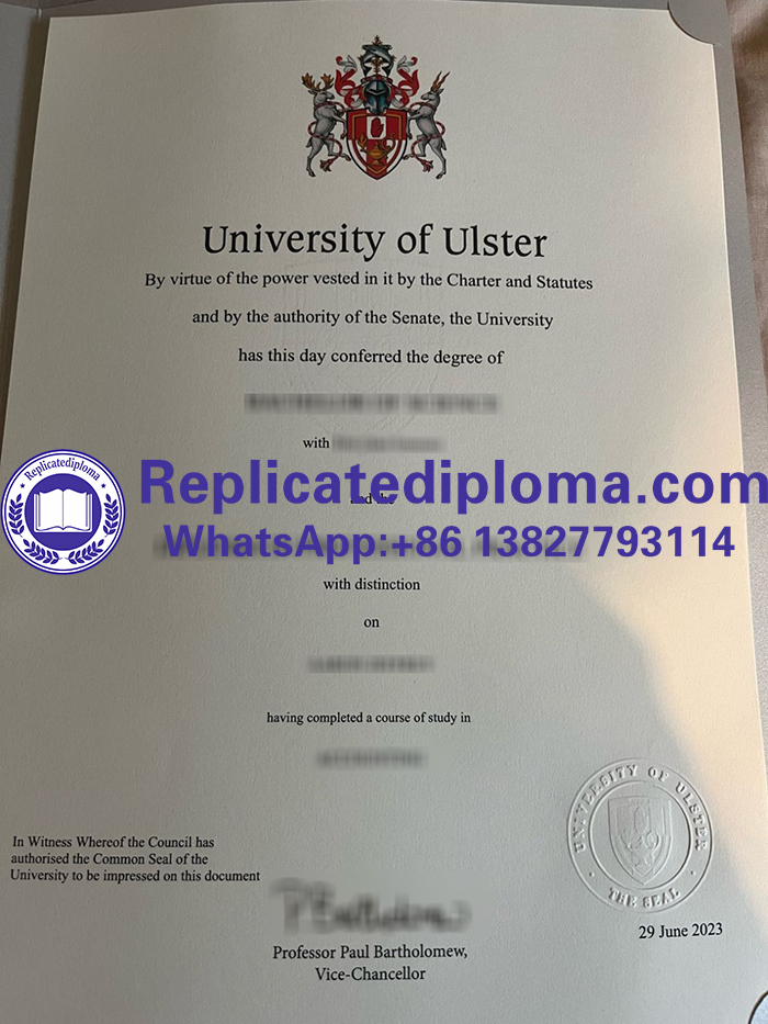 Ulster University diploma