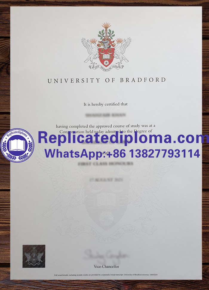 University of Bradford diploma