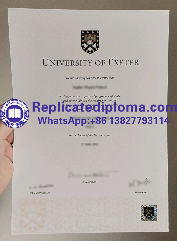 University of Exeter diploma