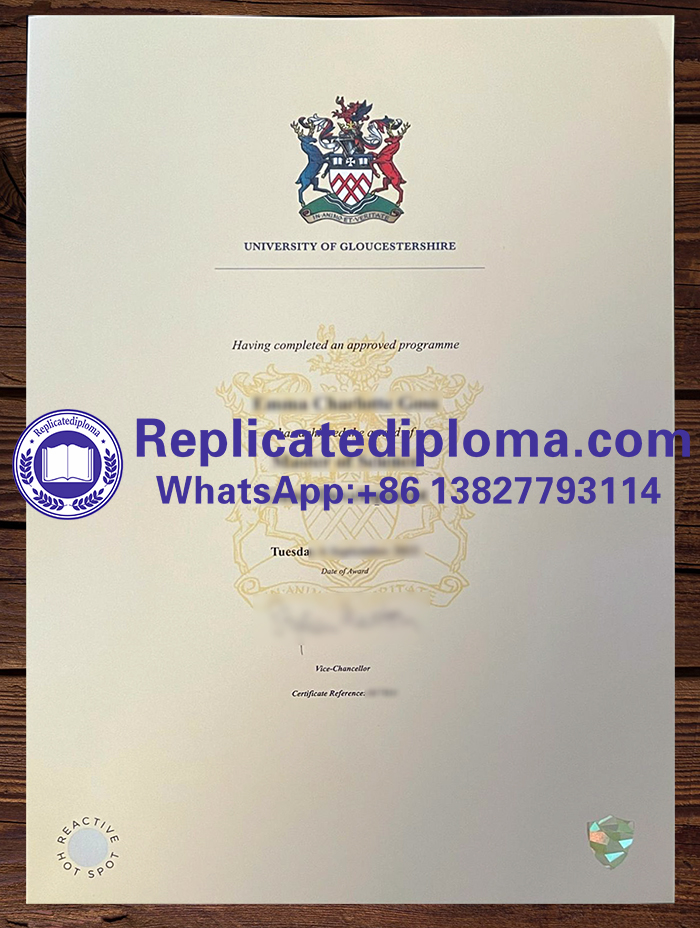 University of Gloucestershire diploma