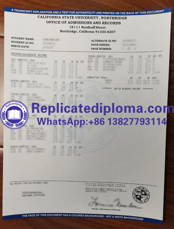 Find manufacturers who can create realistic Cal State Northridge ...