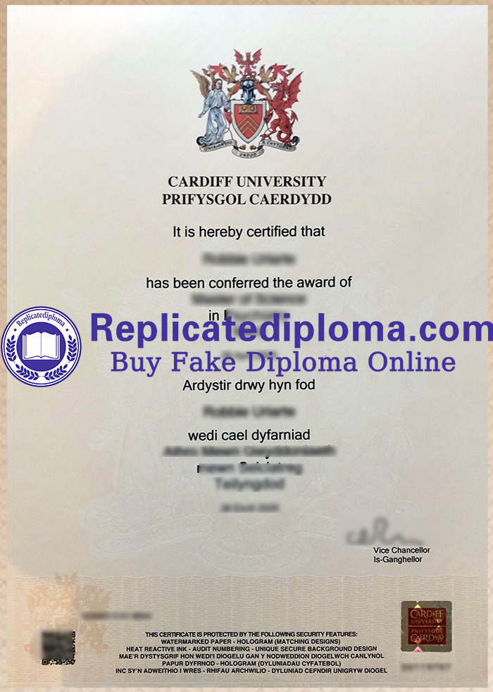 Cardiff University degree