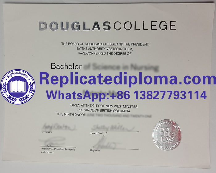 Douglas College diploma