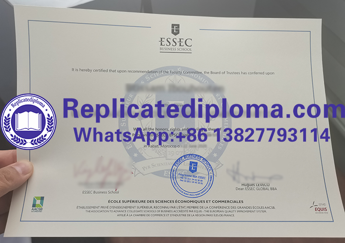 ESSEC Business School diploma