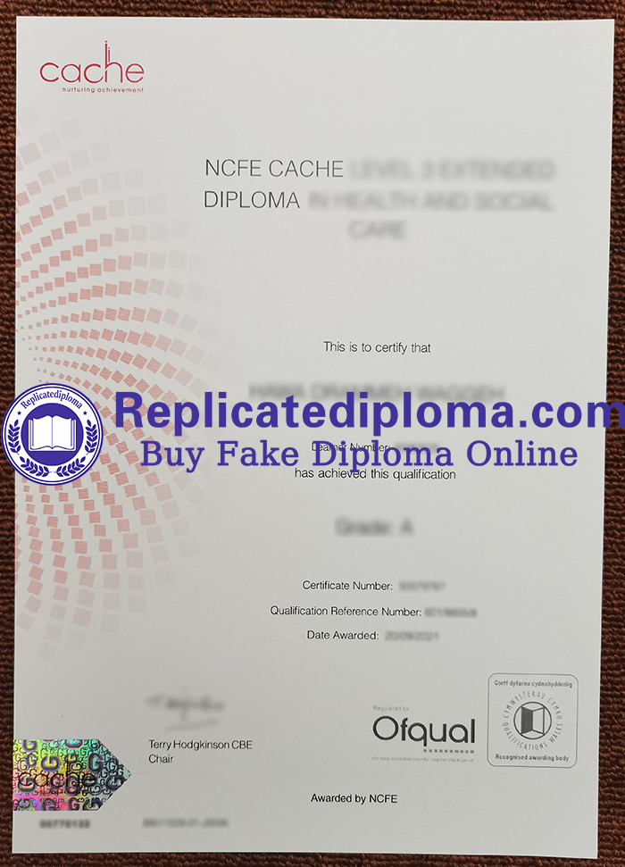 NCFE CACHE diploma