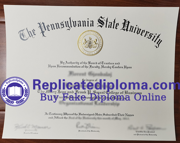 Pennsylvania State University degree