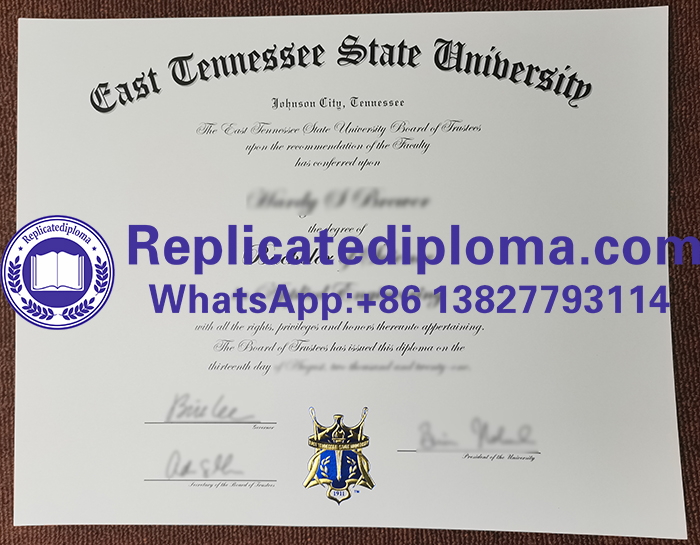 Tennessee State University diploma