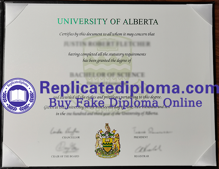 University of Alberta degree