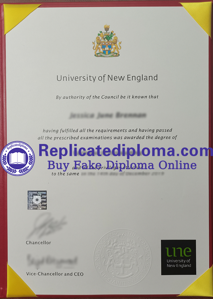 University of New England (Australia) diploma