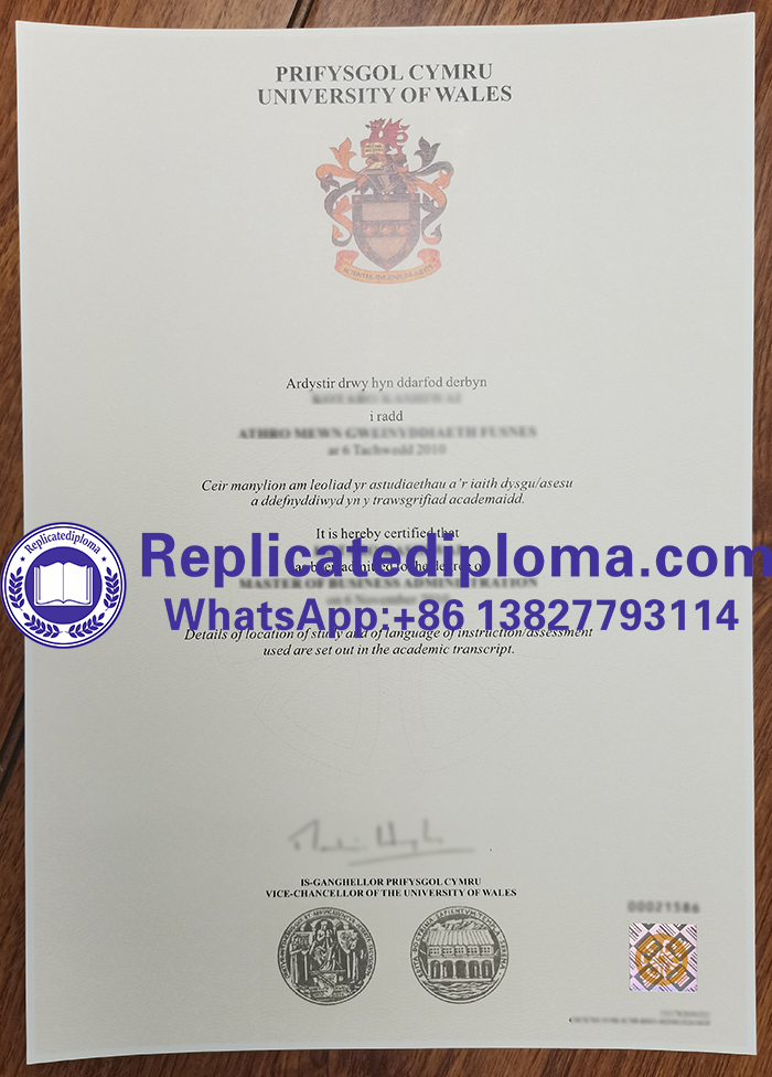 University of Wales diploma