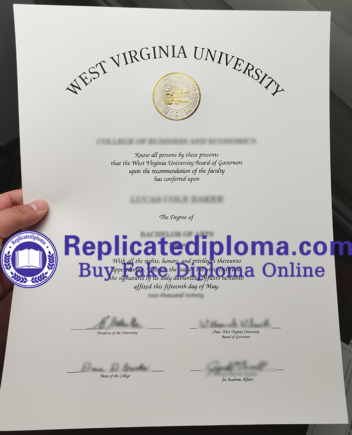 West Virginia University degree