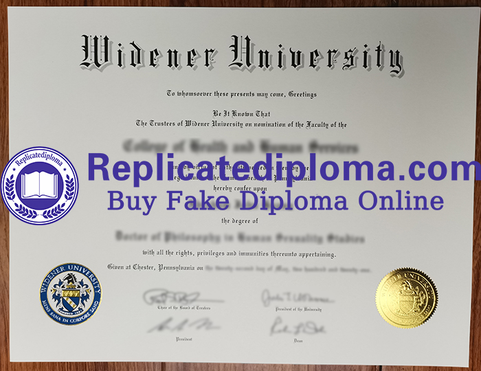 Widener University degree