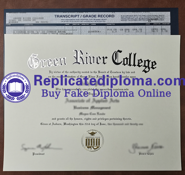 Green River College diploma