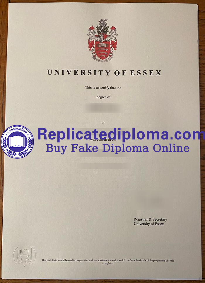 University of Essex diploma