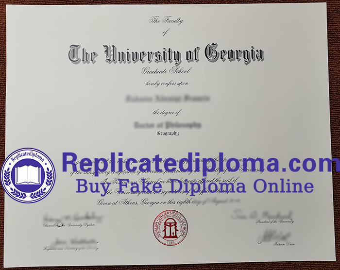 University of Georgia diploma