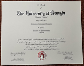 Buy University of Georgia diploma, UGA degree certificate ...