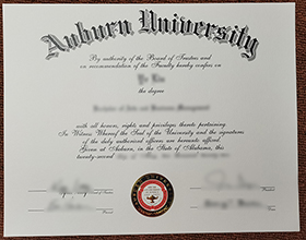 Buy Auburn University diploma, AU degree certificate